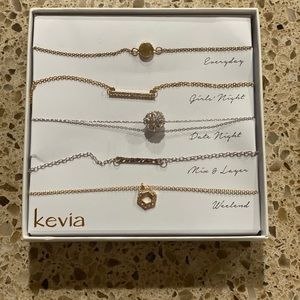 Kevia 5 piece Necklace Set